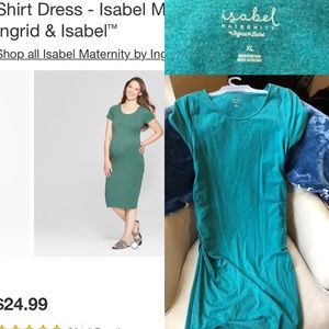Maternity Short sleeve T shirt dress